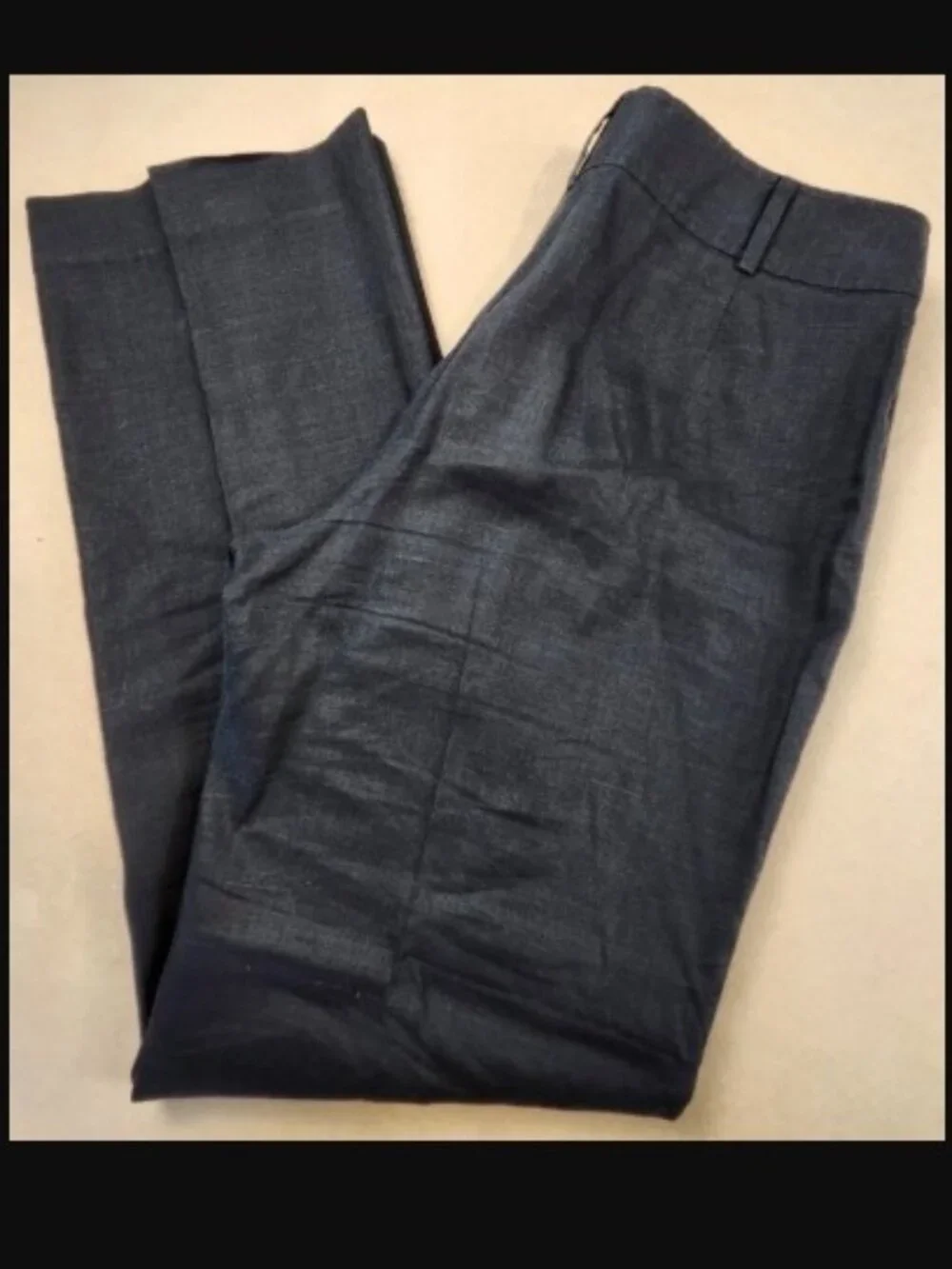 Anne Klein Black Linen Pants Wide Leg size 10